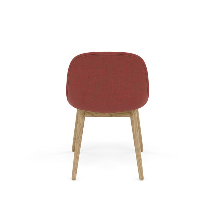 Fiber side chair Stuhl mit Holzbeinen, Re-wool 558-oak Muuto