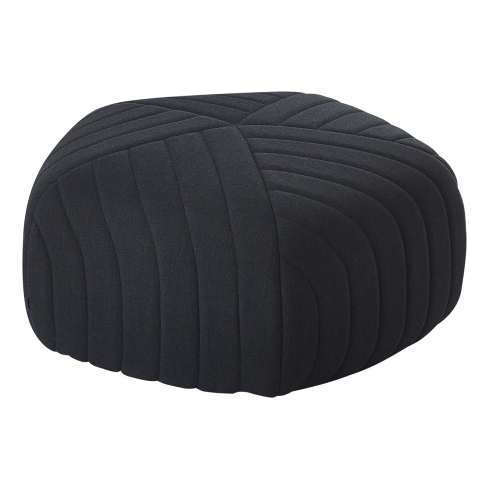 Muuto Five Pouf klein Dunkelgrau