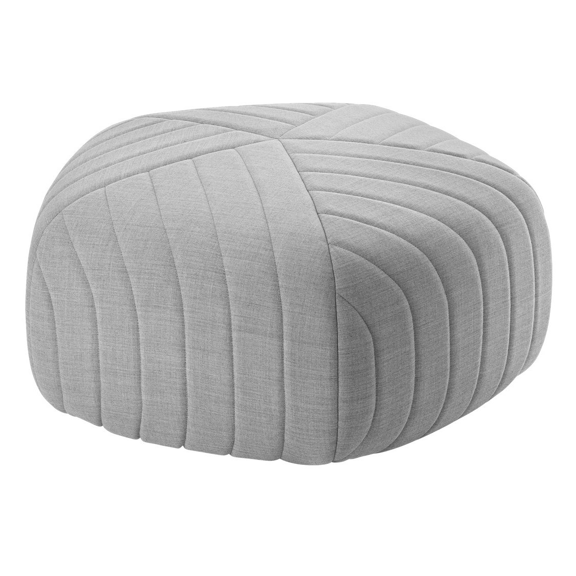 Muuto Five Pouf klein Hellgrau