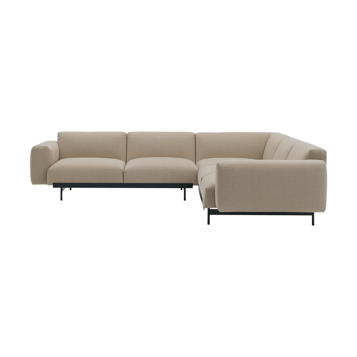 Muuto In Situ Ecksofa configuration 1 Ecriture 240-Black