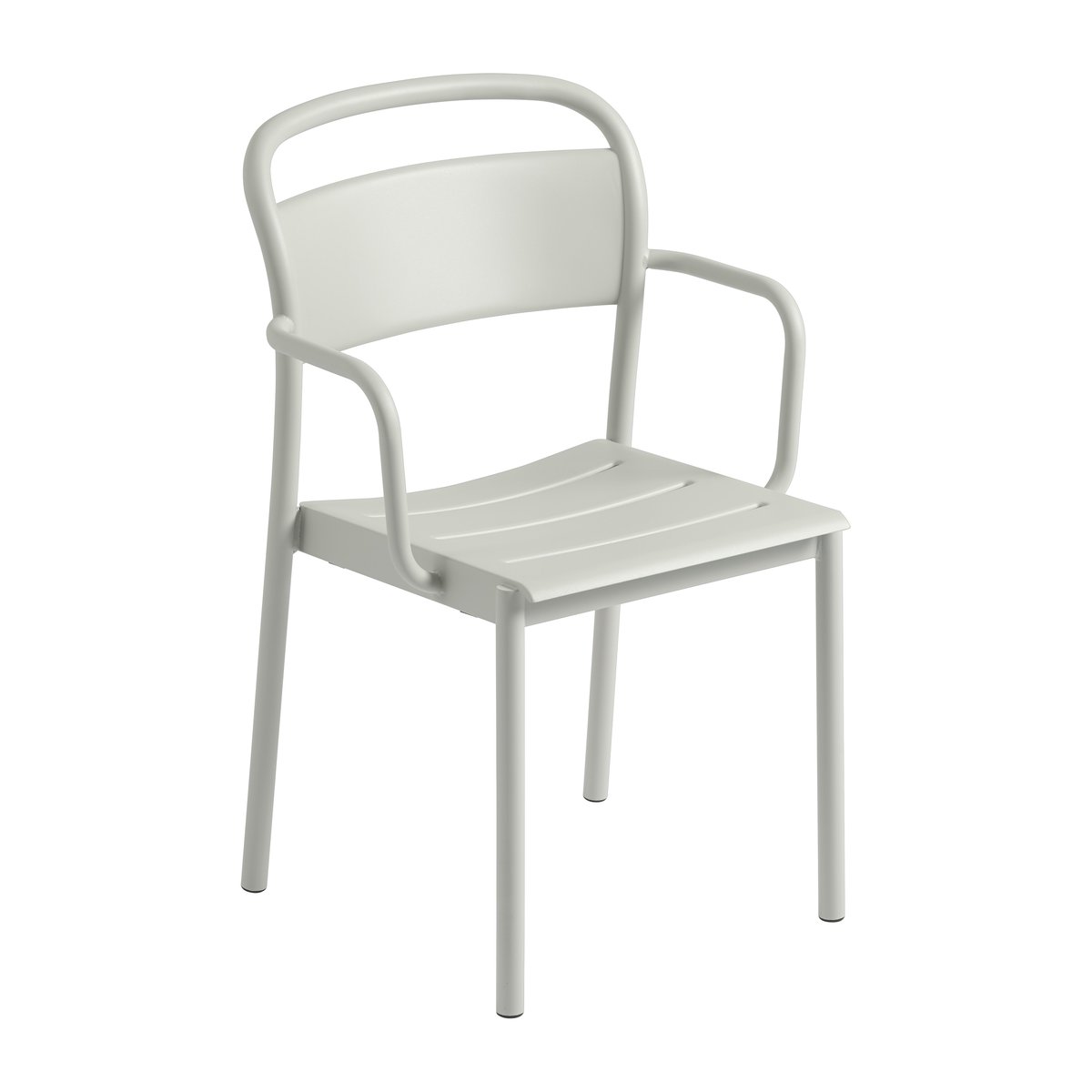 Muuto Linear steel armchair Armstuhl Grey (RAL 7044)