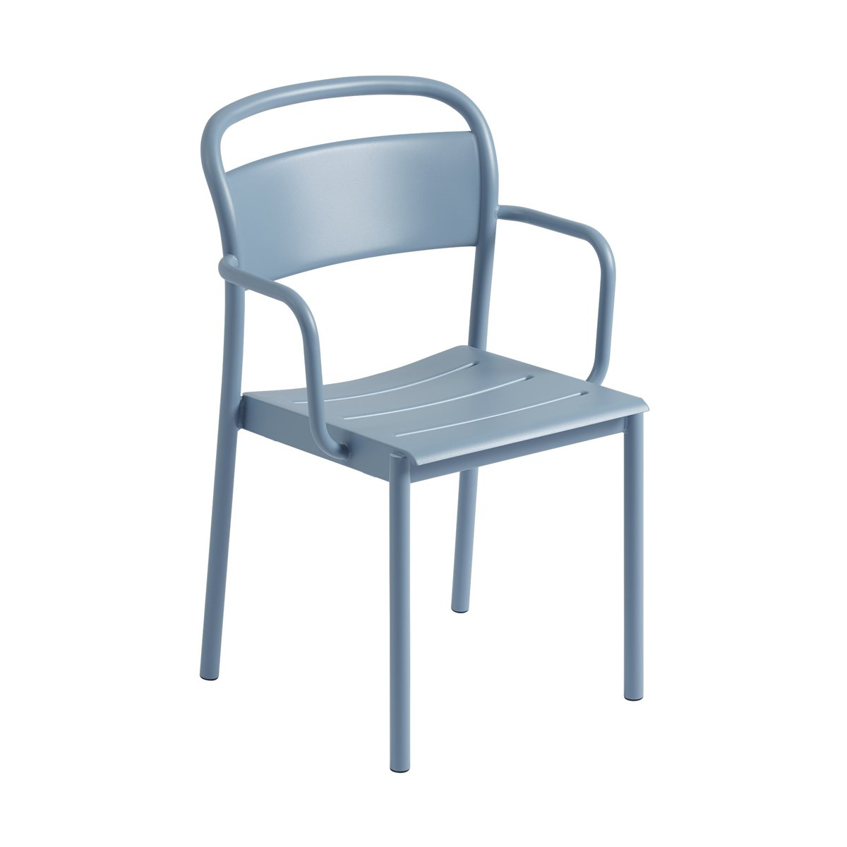 Muuto Linear steel armchair Armstuhl Pale blue