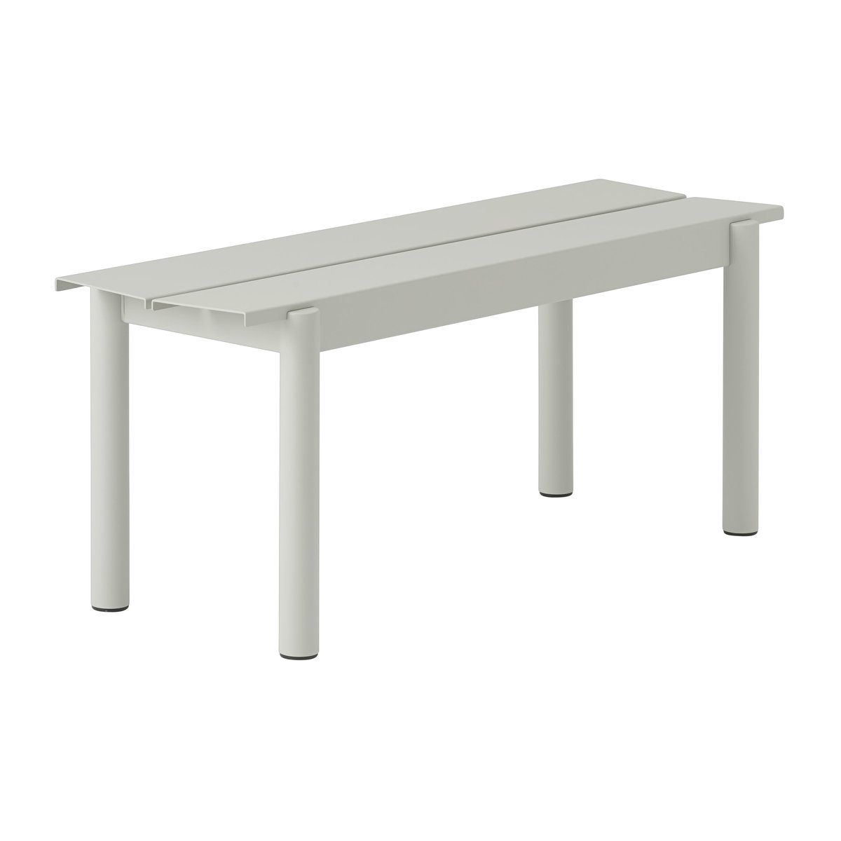 Muuto Linear steel bench Stahlbank 110cm Grey (RAL 7044)