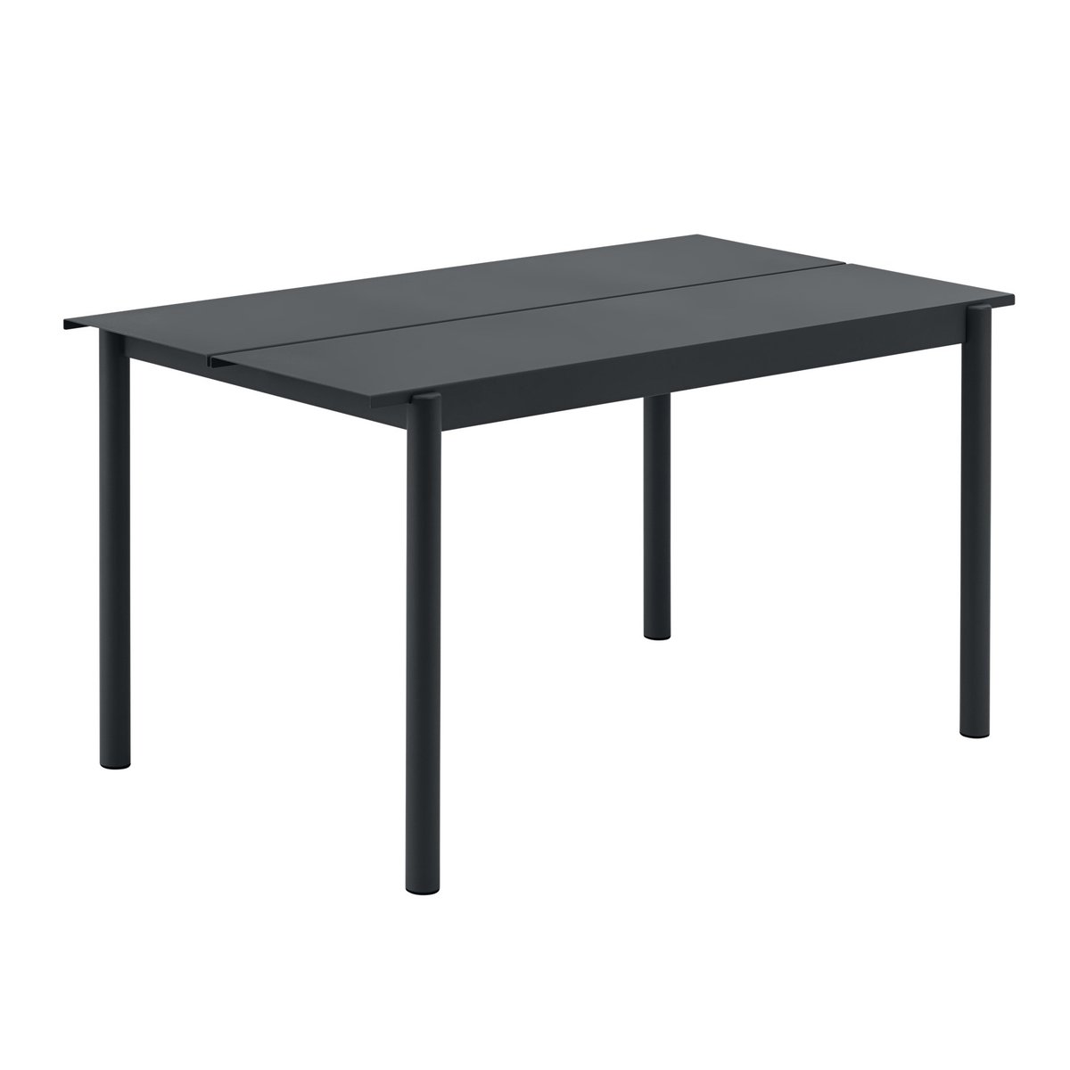 Muuto Linear steel table Stahltisch 140cm Black