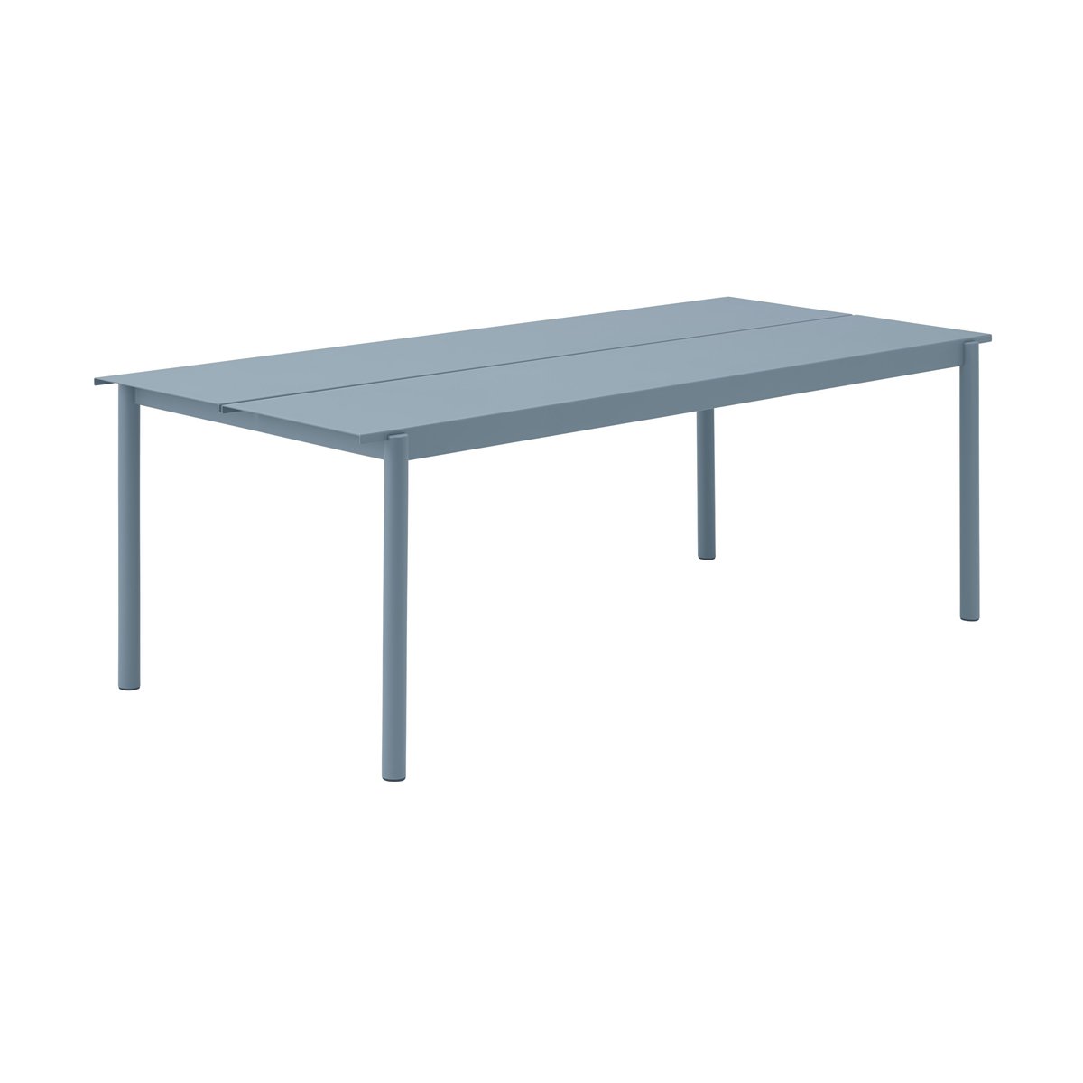 Muuto Linear steel table Stahltisch 75 x 200cm Pale blue