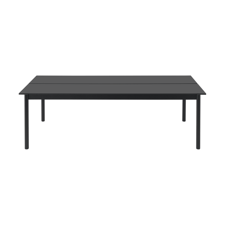 Linear System Esstisch 110x240 cm - Black nanolaminate-black-black - Muuto