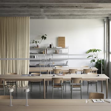 Linear System Tisch - Black nanolaminate-Black-Oak - Muuto