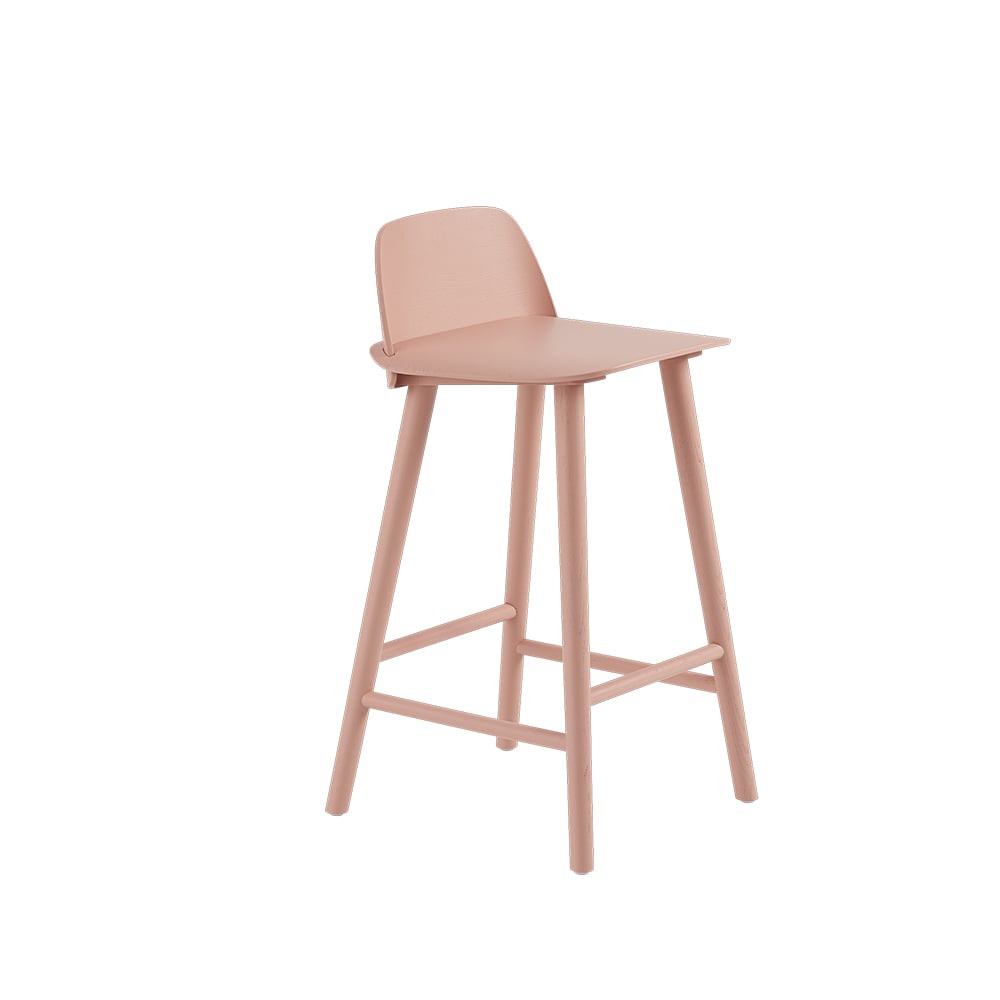 Muuto Nerd counter Stuhl Tan Rose