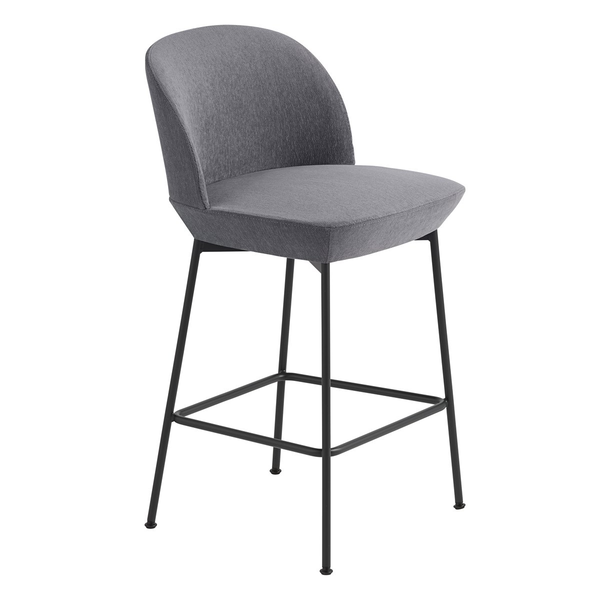 Muuto Oslo Counter Stuhl 65cm Still 161-Anthracite black