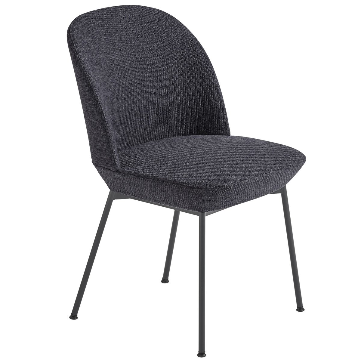 Muuto Oslo Esszimmerstuhl schwarze Beine Ocean 601-Black