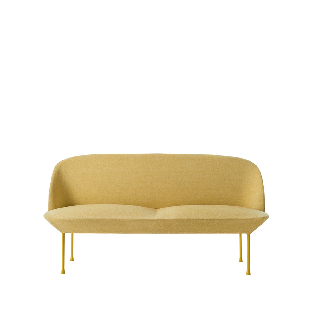 Muuto Oslo Sofa 2-Sitzer Hallingdal 407-Yellow