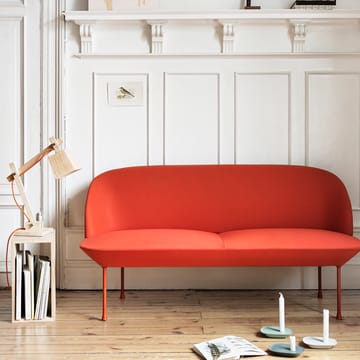 Oslo Sofa 2-Sitzer - Steelcut 160-light grey - Muuto