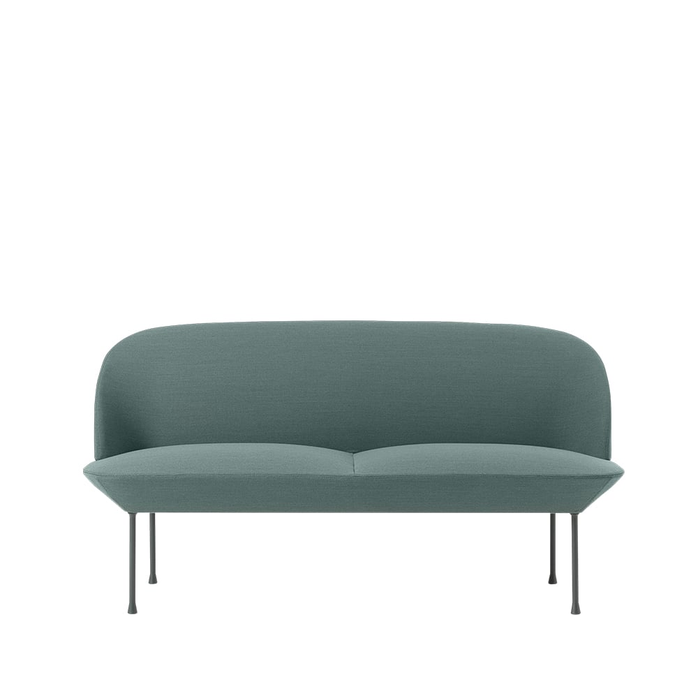 Muuto Oslo Sofa 2-Sitzer Steelcut trio 966-Dark grey