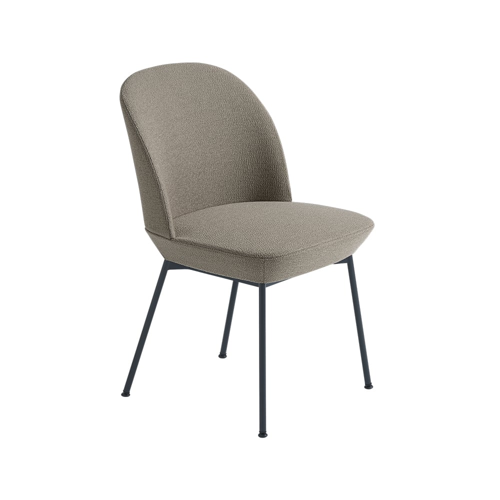 Muuto Oslo Stuhl Stoffsitz Ocean 52-Anthracite black