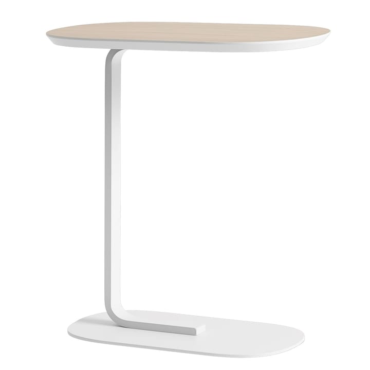 Relate Beistelltisch 60,5 cm - Eiche, weiß - Muuto