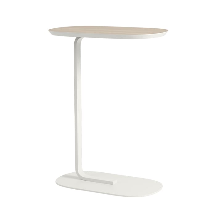 Relate Beistelltisch H: 73,5cm - Oak veneer-Off white - Muuto