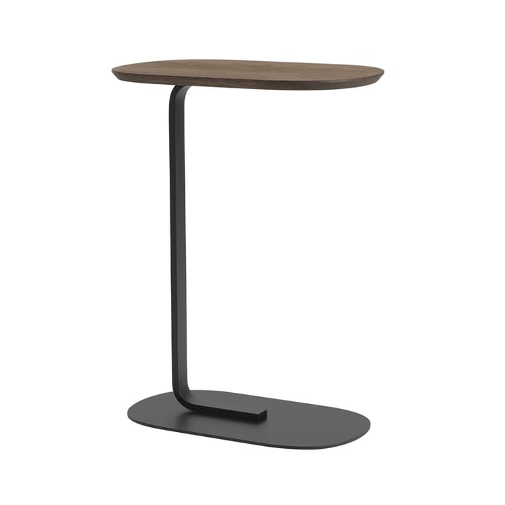 Relate Beistelltisch H: 73,5cm - Smoked oak-Black - Muuto