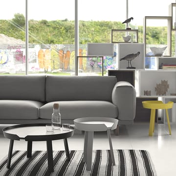 Rest Sofa - 2-sitzer stoff remix 163 grey, eichenholzbeine - Muuto