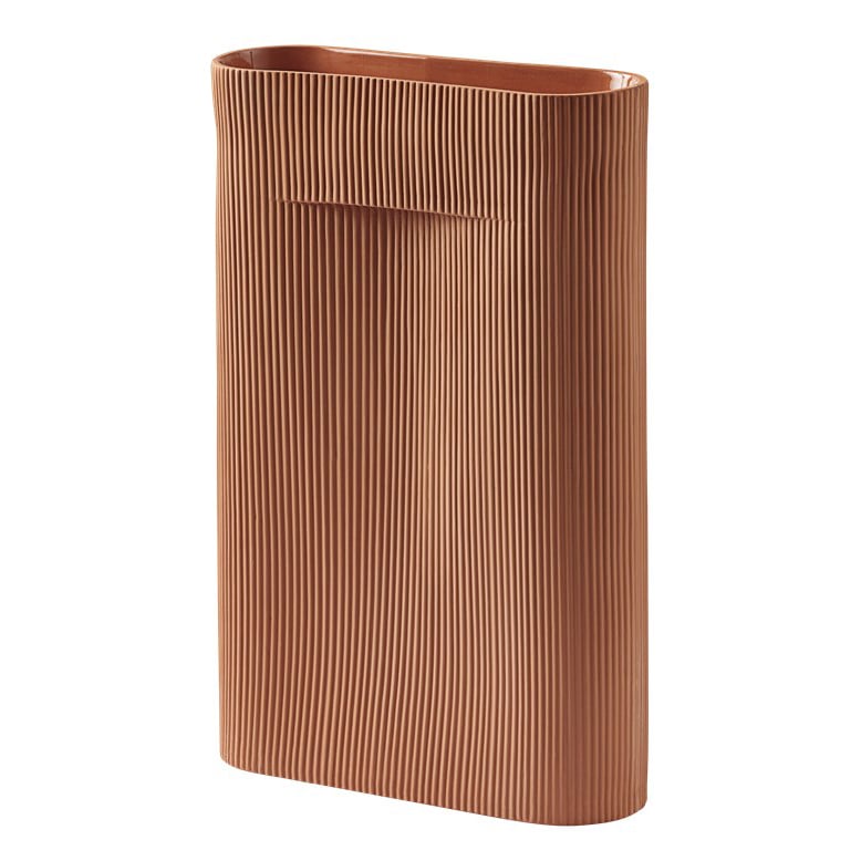 Muuto Ridge Vase 48,5cm Terracotta