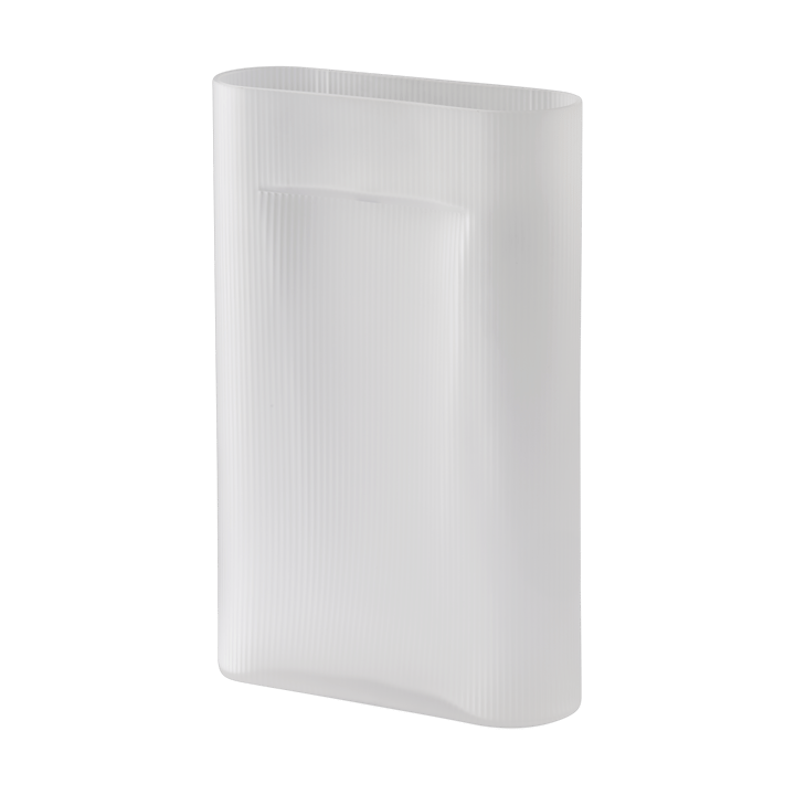 Ridge Vase Milchglas 48,5 cm - White - Muuto