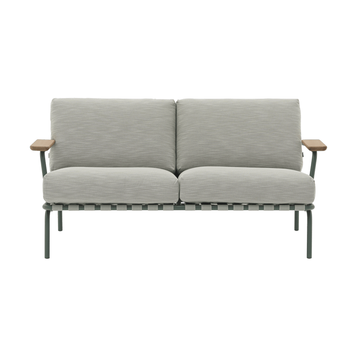 Settle 2-Sitzer Sofa - Ribbed Weave 2 Dark green - Muuto