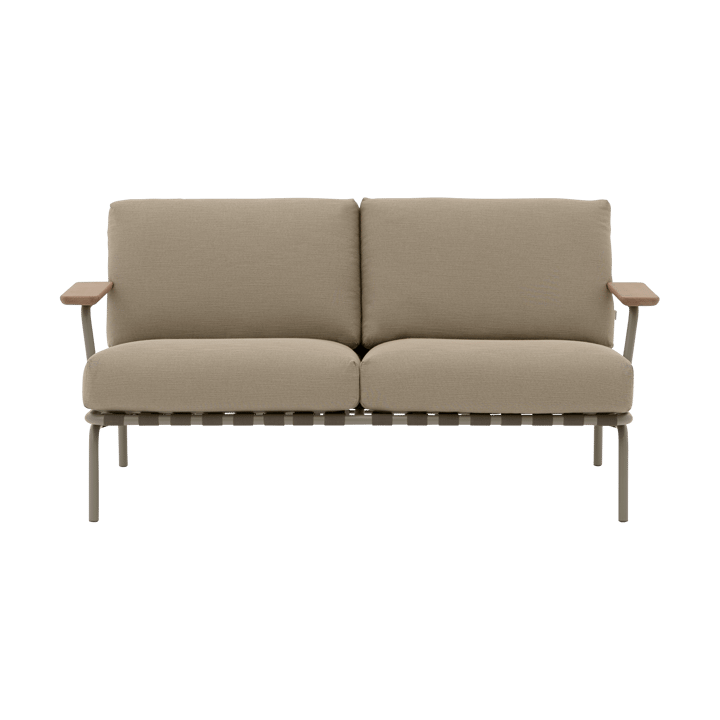 Settle 2-Sitzer Sofa - Ribbed Weave 5 Taupe - Muuto