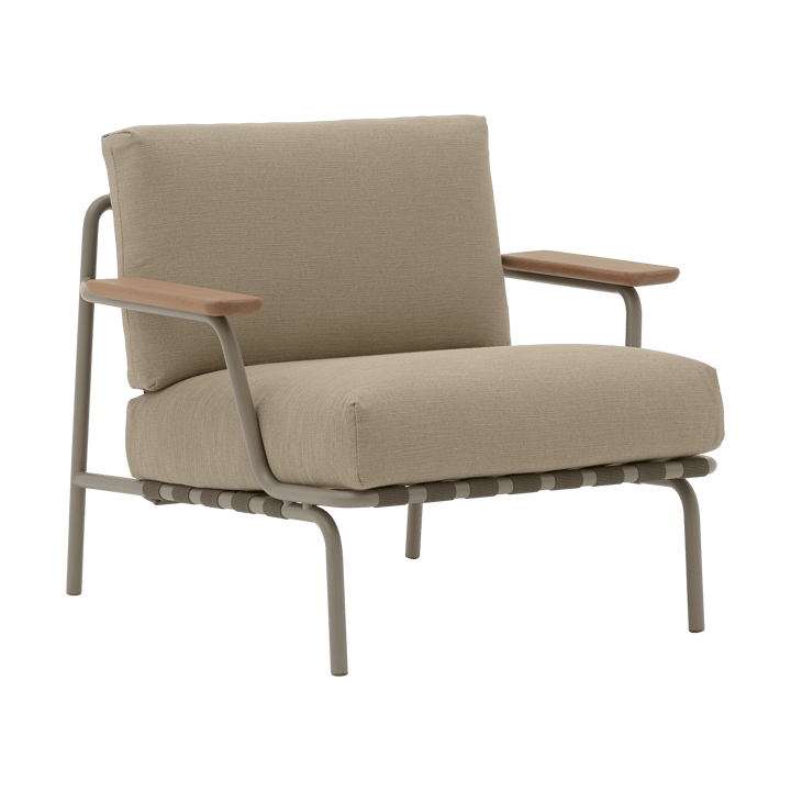 Settle Lounge Chair Loungesessel - Ribbed Weave 5 Taupe - Muuto