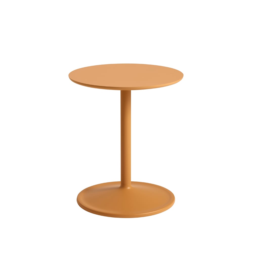 Muuto Soft Beistelltisch Ø41cm Orange laminate H: 48cm