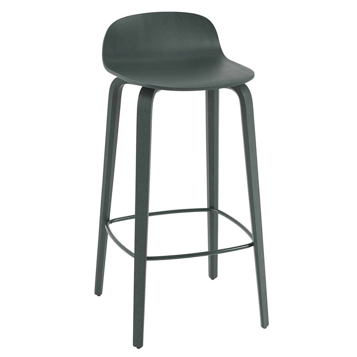 Muuto Visu Barstuhl 75cm Dark green-Dark green