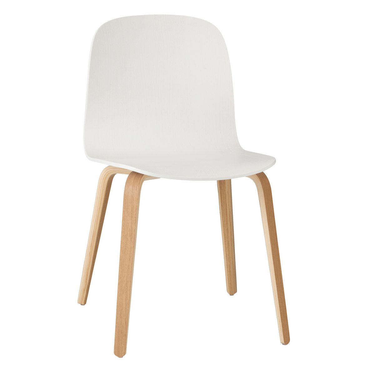 Muuto Visu Chair Stuhl Weiß-Eiche