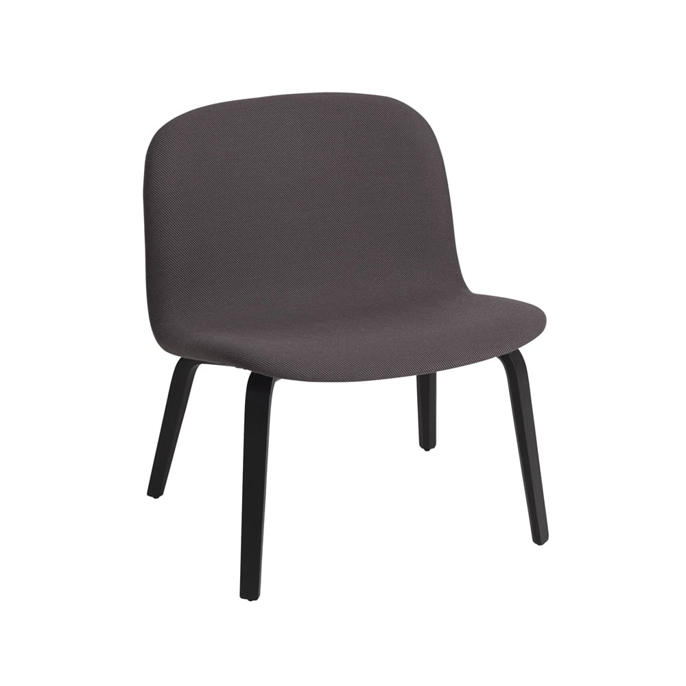 Muuto Visu Loungesessel Polsterstuhl Twill weave 160-Black