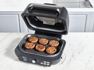 Ninja Foodi Pro AG651 Elektrogrill & Heißluftfritteuse 7-in-1 - Schwarz - Ninja