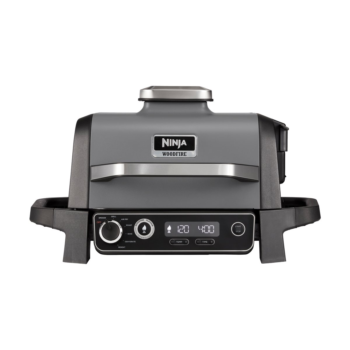 Ninja Ninja Woodfire OG701 7-in-1 Elektrogrill 46x46 cm Schwarz