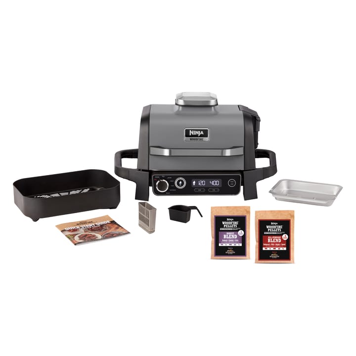 Ninja Woodfire OG701 7-in-1 Elektrogrill 46x46 cm, Schwarz Ninja