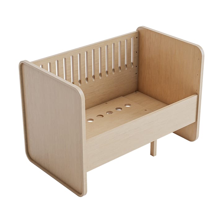 Form Baby- und Juniorbett 166x77,5x87 cm, Weiß Nofred