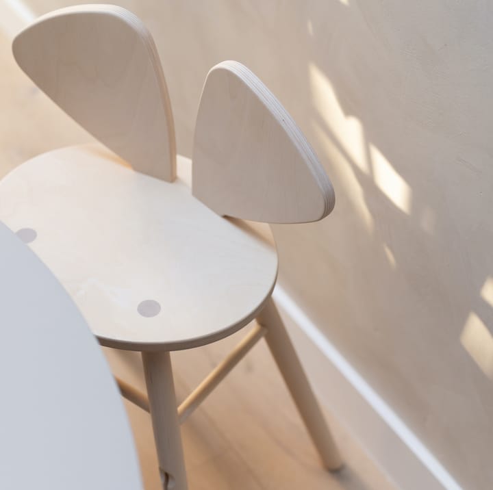 Mouse Chair Junior Stuhl - Weiß pigmentiert - Nofred