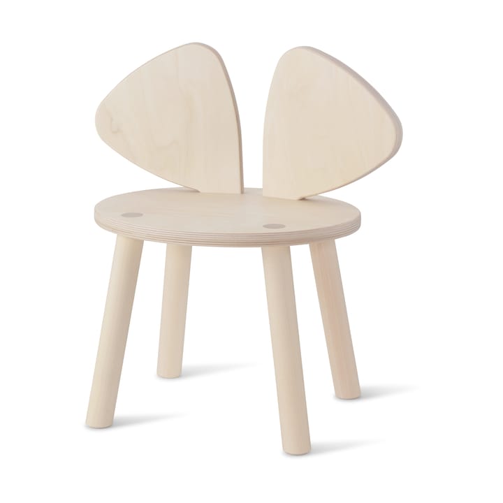 Mouse Chair Kinderstuhl - Weiß pigmentiert - Nofred