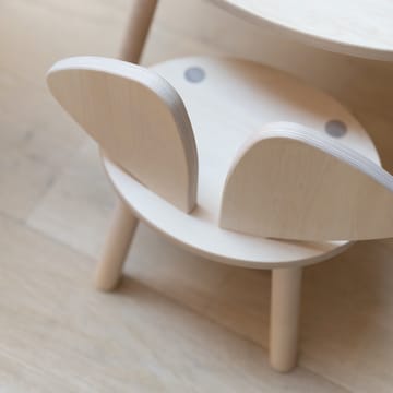 Mouse Chair Kinderstuhl - Weiß pigmentiert - Nofred