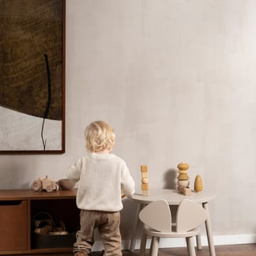 Mouse set Kinderstuhl + Beistelltisch - Beige - Nofred