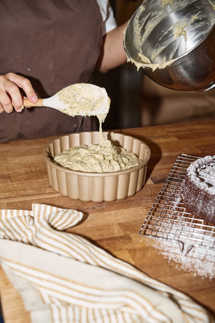 Nordwik Daisy Kuchenform antihaftbeschichtet, Gold Nordwik