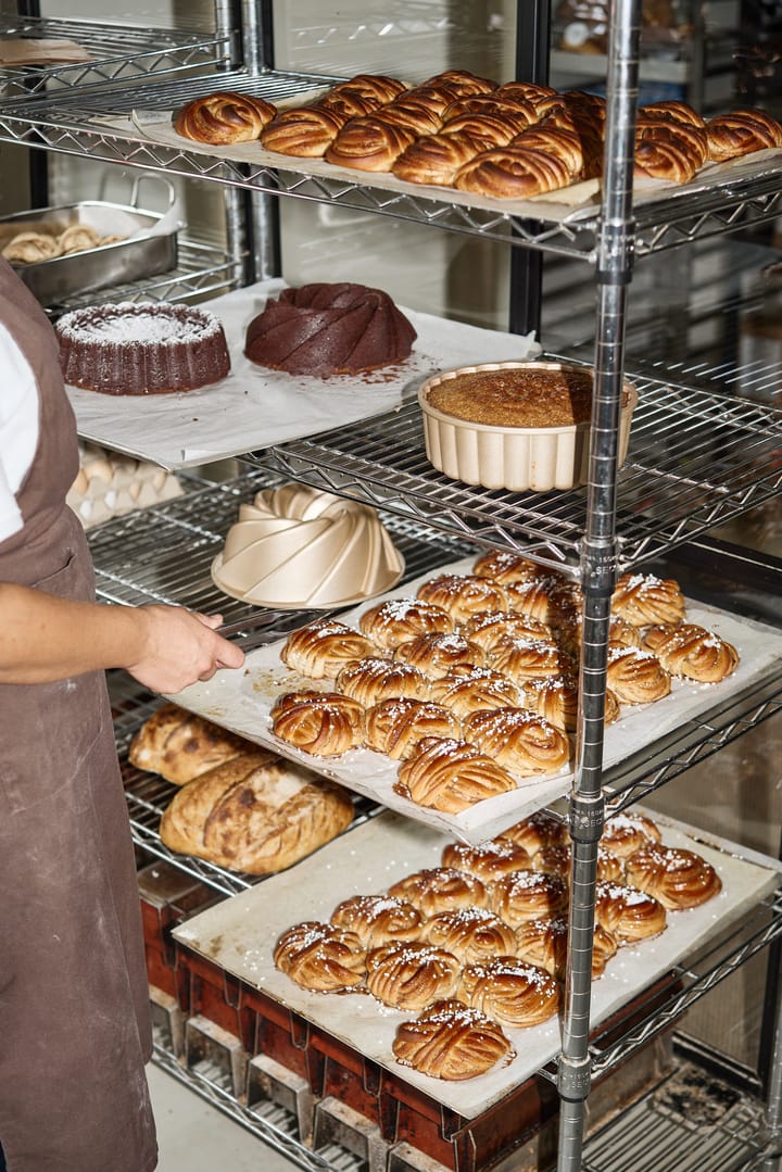 Nordwik Daisy Kuchenform antihaftbeschichtet, Gold Nordwik