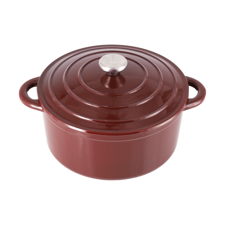 Nordwik Gusseisentopf rund 5 l - Burgundy - Nordwik