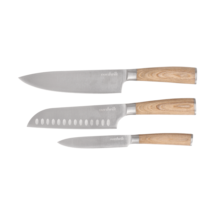 Nordwik Messerset 3-teilig - Packholz - Nordwik