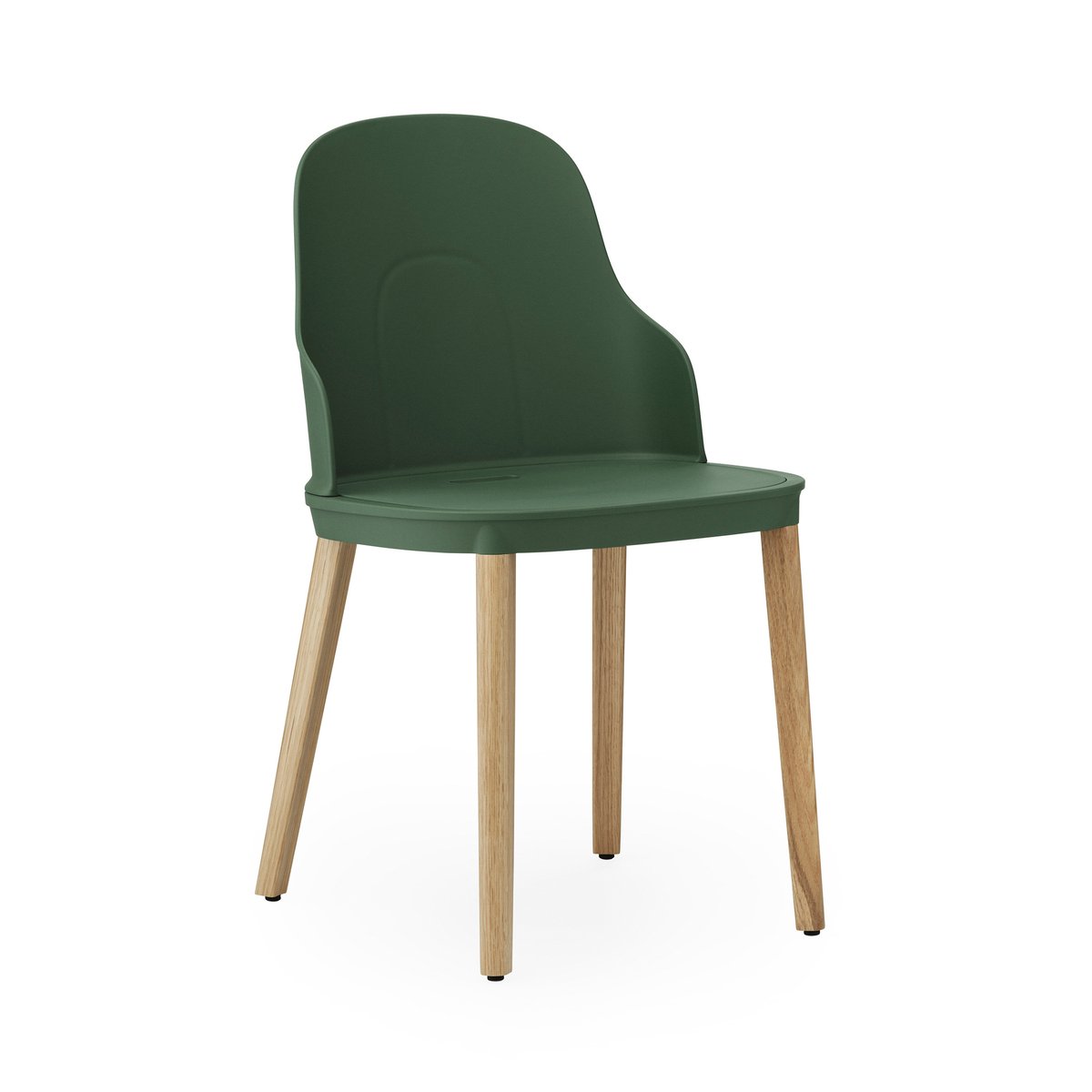 Normann Copenhagen Allez Stuhl mit Eichenholzbeine Park green-Eiche