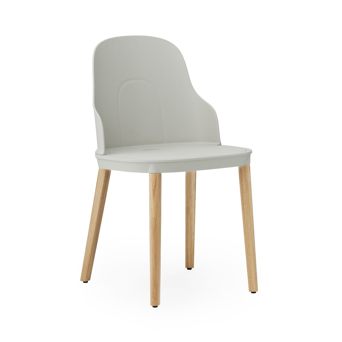 Normann Copenhagen Allez Stuhl mit Eichenholzbeine Warm Grey-Eiche