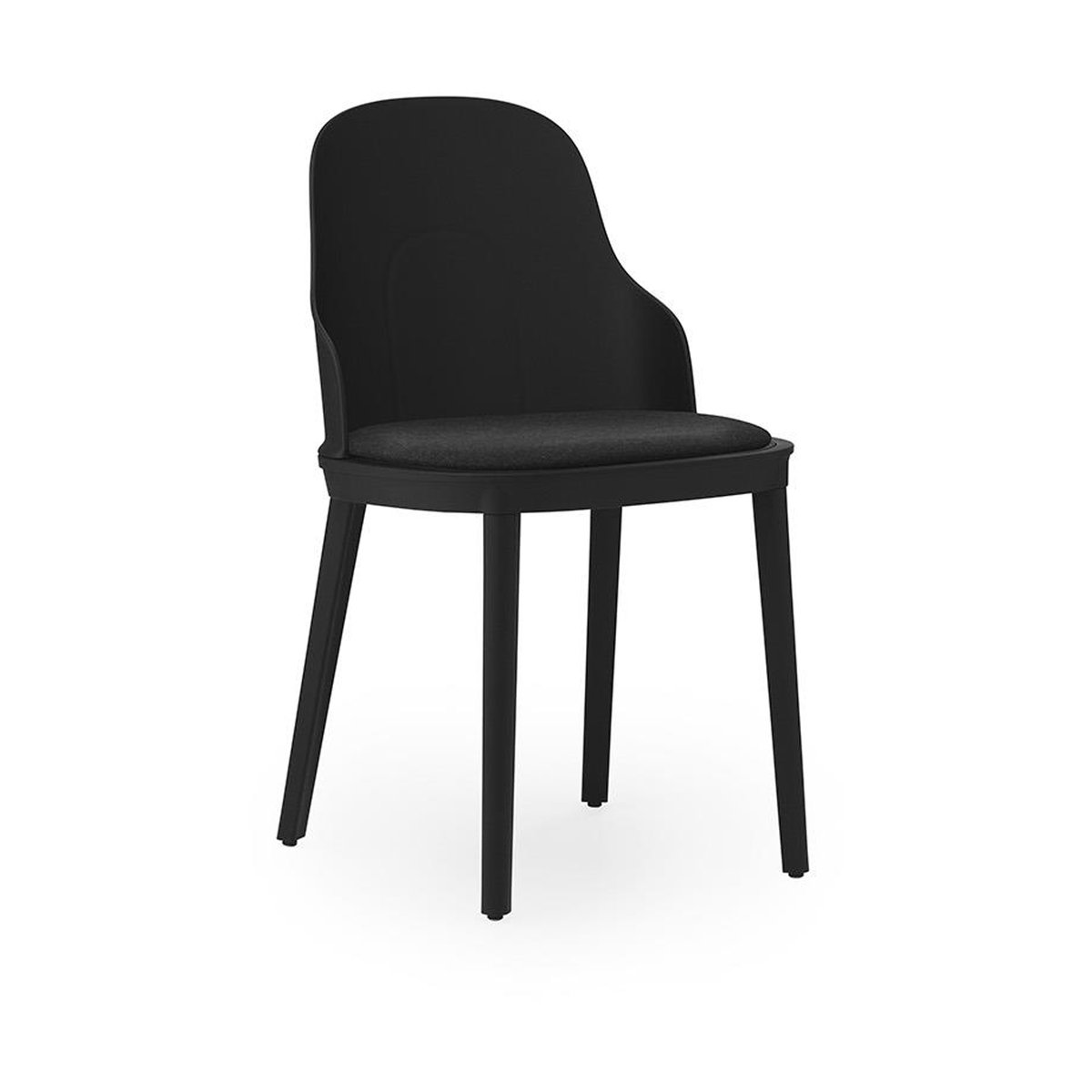 Normann Copenhagen Allez Stuhl mit Sitzkissen Black