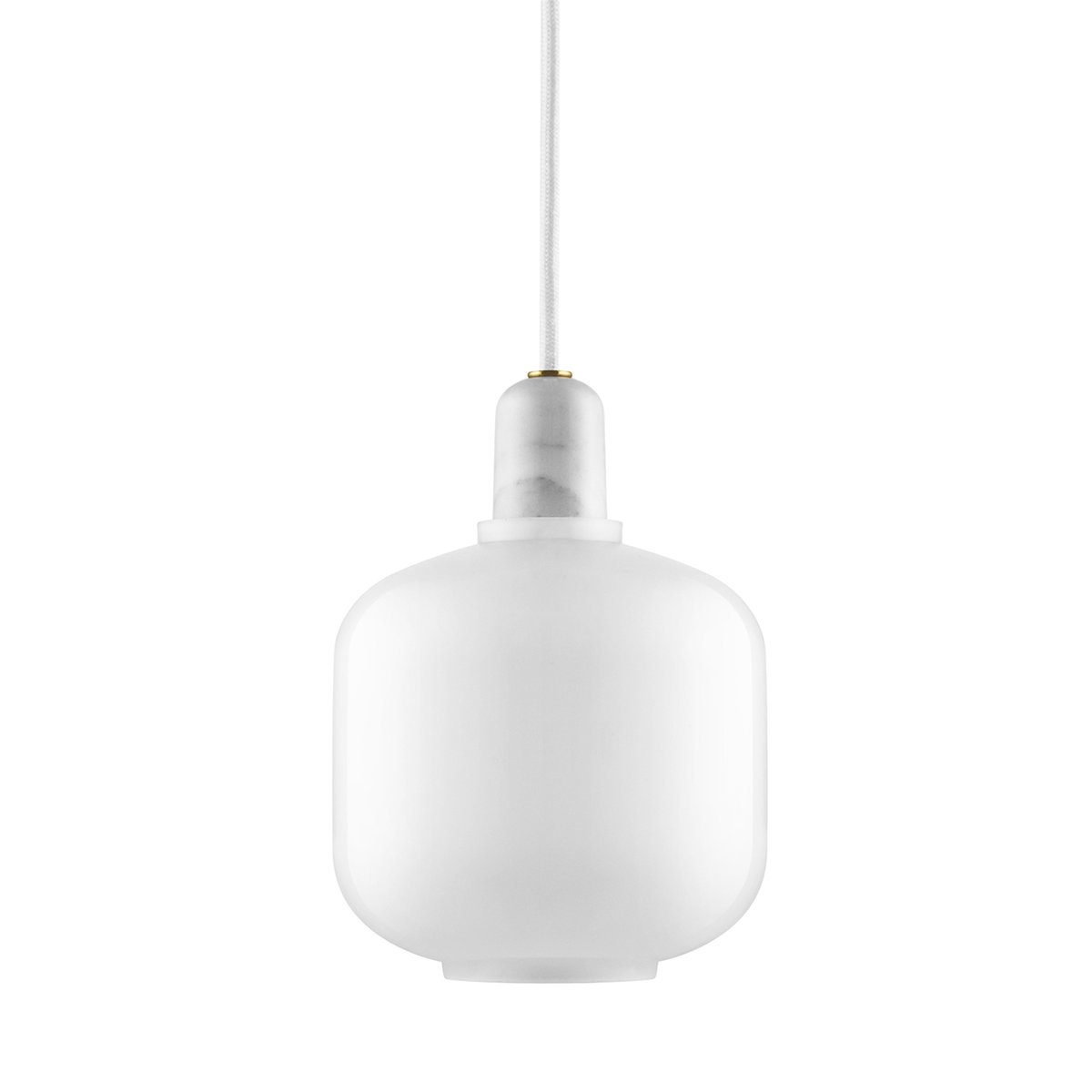 Normann Copenhagen Amp Pendelleuchte klein Weiß