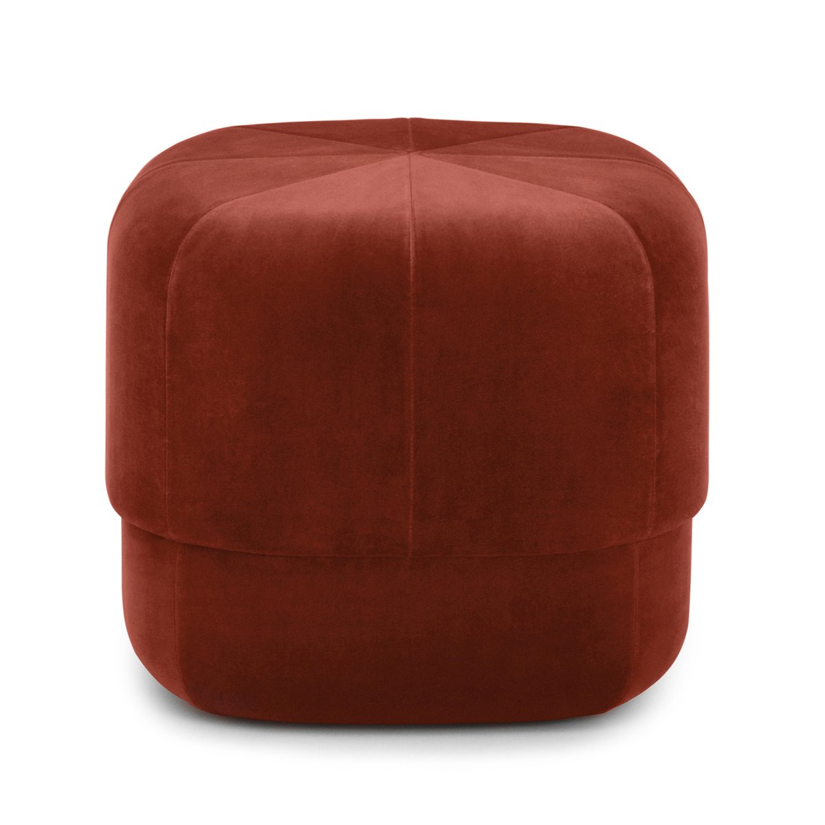 Normann Copenhagen Circus Pouf Rostrot-grau-gelb