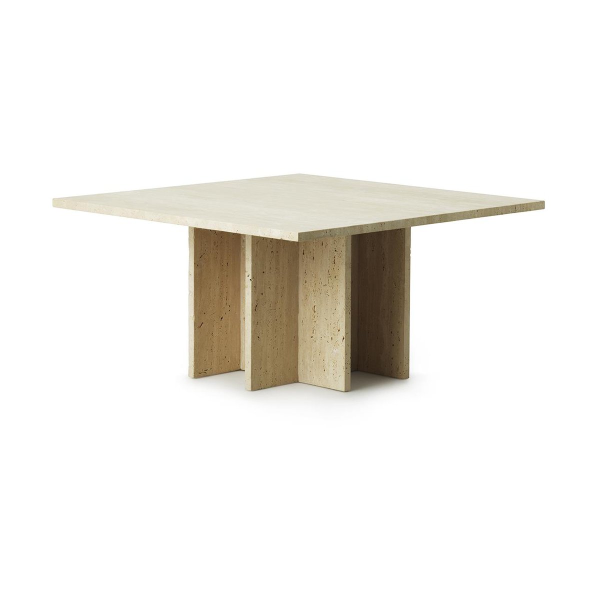 Normann Copenhagen Edge Couchtisch groß Travertine