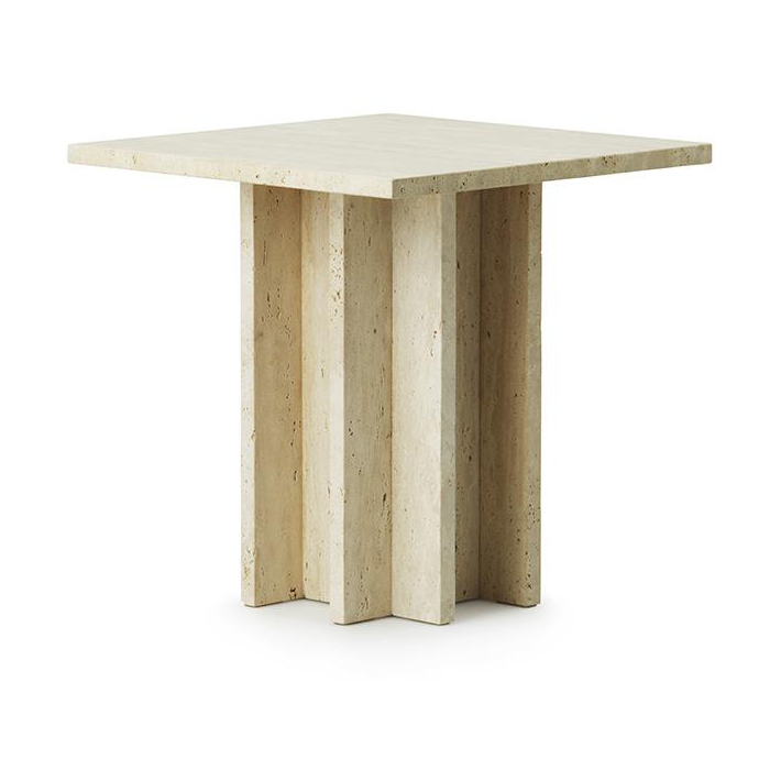 Normann Copenhagen Edge Couchtisch klein Travertine